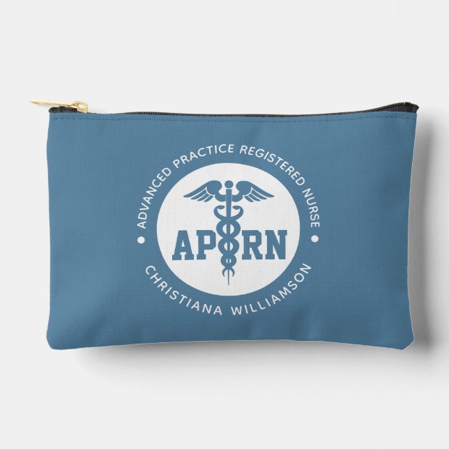 Custom APRN Advanced Practice Registered Nurse Accessory Pouch (Front)
