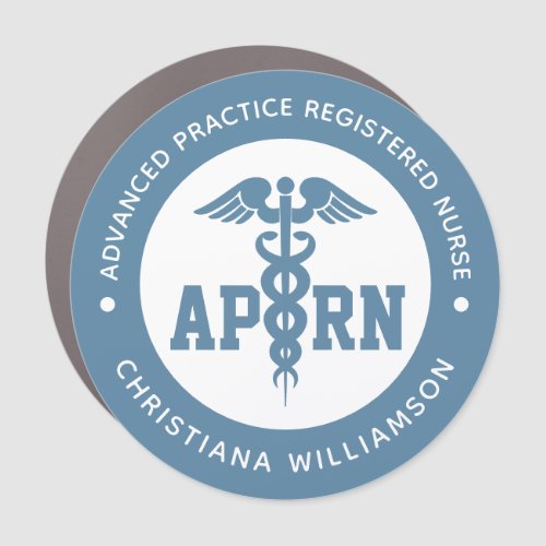 Custom APRN Advanced Practice Registered Nurse Car Magnet