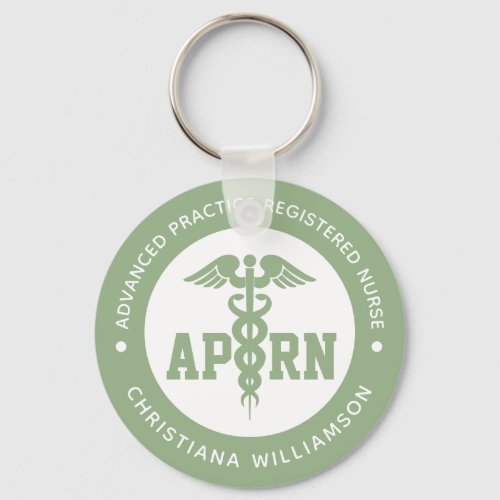Custom APRN Advanced Practice Registered Nurse Keychain