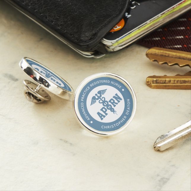 Custom APRN Advanced Practice Registered Nurse Lapel Pin (In Situ)