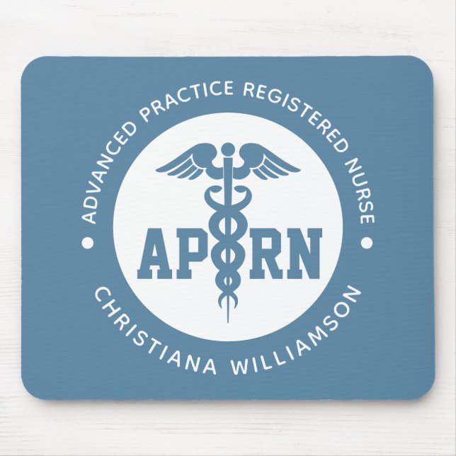 Custom APRN Advanced Practice Registered Nurse Mouse Pad (Front)