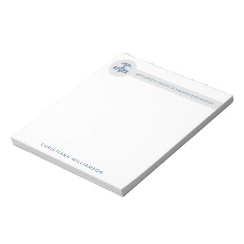 Custom APRN Advanced Practice Registered Nurse Notepad