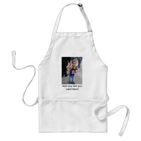 Custom Apron With Picture And Text