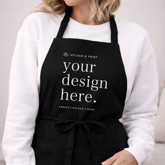 Custom Apron | Your Design Upload Aprons (Create, upload, print - a bespoke design apron created in your style, for business or personal use.)