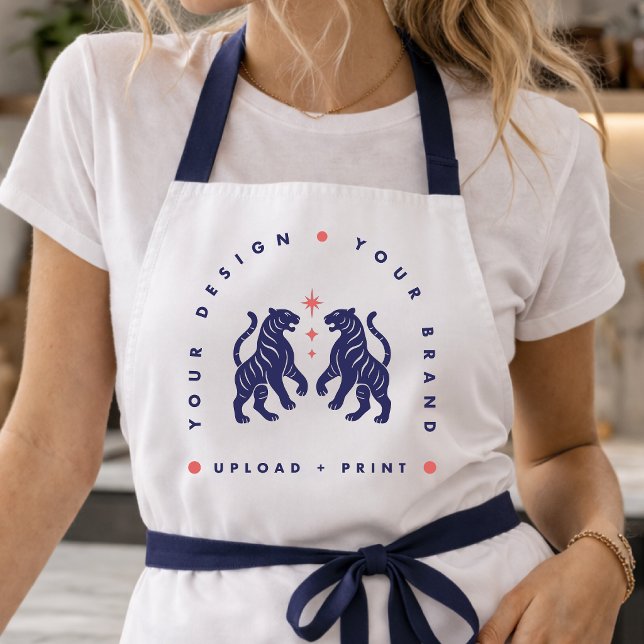 Custom Apron | Your Personalized Design Upload (Upload your artwork and turn this apron into custom merch, staff uniform or a stylish gift)