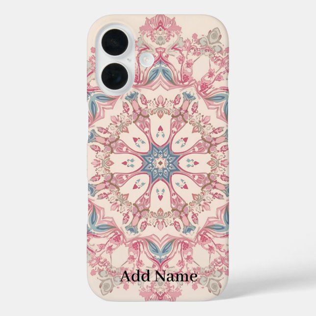 Custom Arabic Ornament Phone Case – Add Your Loved (Back)