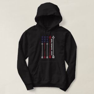 custom Archery american USA flag arrow  Hoodie