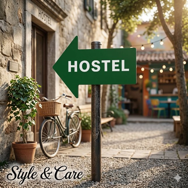 Custom Arrow Yard Sign For Hostel Direction Marker (Custom Arrow Yard Sign For Hostel Direction Marker)