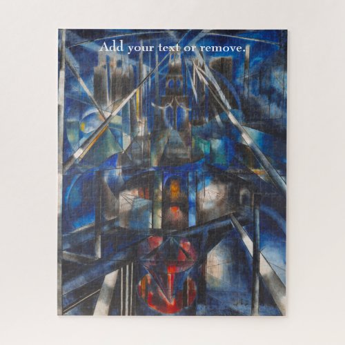 Custom art Brooklyn Bridge Joseph Stella 1920 Jigsaw Puzzle