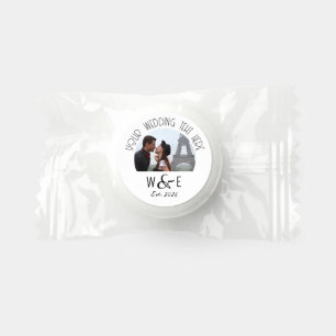 Custom Art Deco Text Hersheys Mints Wedding Favors