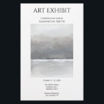 Custom Art Exhibit Advertising Flyer<br><div class="desc">Customize this simple and elegant art exhibition flyer template for your next art show or event.</div>