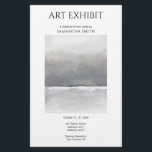 Custom Art Exhibit Advertising Flyer<br><div class="desc">Customize this simple and elegant art exhibition flyer template for your next art show or event.</div>
