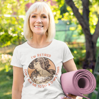 Custom Art Nouveau Retirement Gifts for Her Mom