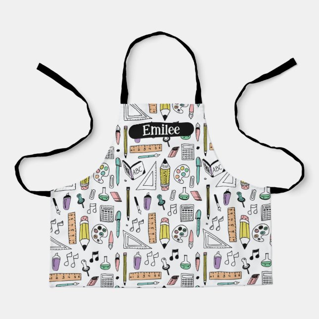 Custom Art Supply All-Over Print Art Apron (Front)