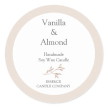 Custom Artisan Candle Business Branding