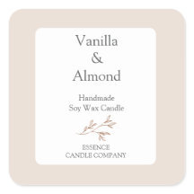 Custom Artisan Candle Business Branding
