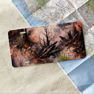 Custom Artistic License Plate