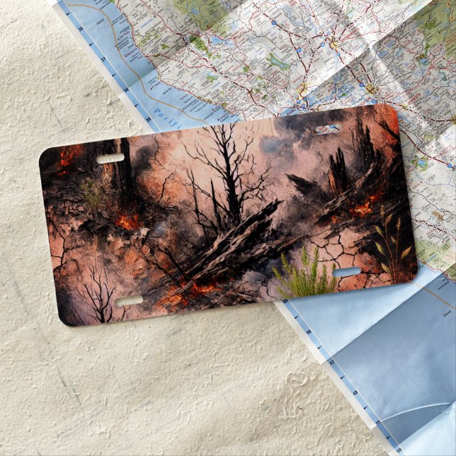 Custom Artistic License Plate (In Situ)