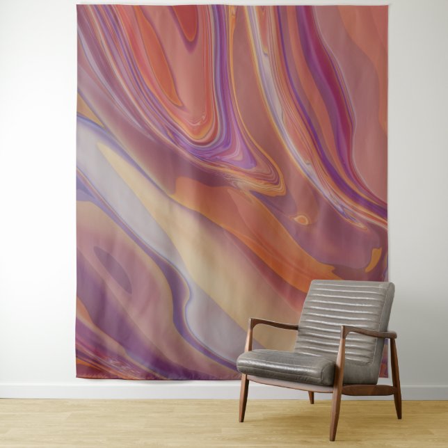 Custom Artistic Wall Tapestry (In Situ)
