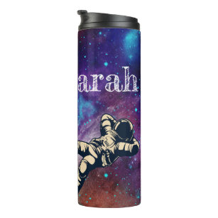 Space pattern sublimation, Astronaut tumbler accessories