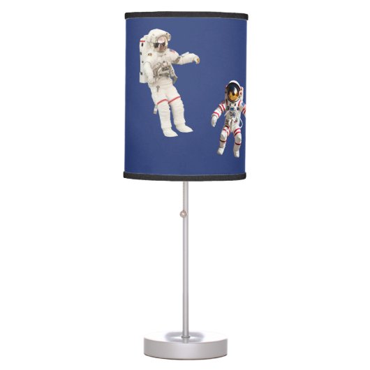 Custom - Astronauts in Space  Table Lamp (Front)