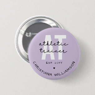 Custom Athletic Trainer AT athletic training Button
