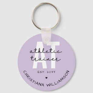 Custom Athletic Trainer AT athletic training Keychain