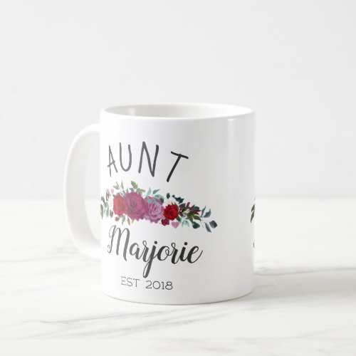 Custom Aunt Coffee Mug