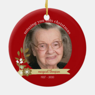 Custom-Aunt Margaret Ceramic Ornament