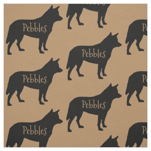 Custom Australian Cattle Dog Breed Fabric