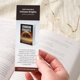 Custom Author Promotional Bookmark Marketing