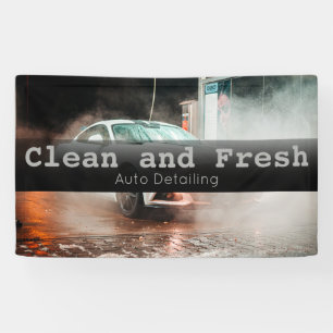 Custom Auto Detailing Business Banner