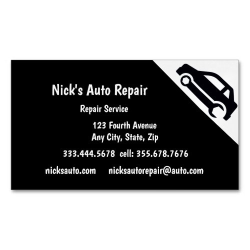 Custom Auto Repair Business Cards