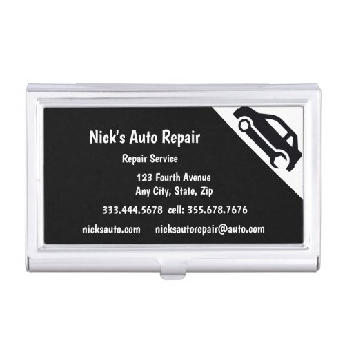 Custom Auto Repair Business Cards Business Card Case
