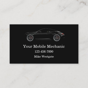 Custom Automotive Business Cards