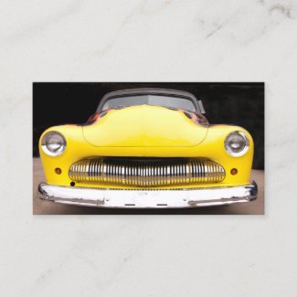 Custom Automotive Occupation Yellow Automobile 