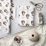 Custom Autumn Acorns Woodland Wedding Wrapping Paper<br><div class="desc">Customize this Vintage Autumn Acorn Wrapping Paper with the happy couples names. It is perfect for a simple, woodland fall wedding. The vintage acorn adds a touch of natural whimsy and together with the warm brown font and script choices will adorn your gifts. Ready for the couples names. The template...</div>