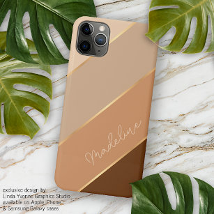 Custom Autumn Caramel Spiced Latte Fall Colors iPhone 11 Pro Max Case