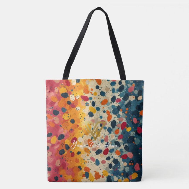 Custom : Autumn Splendor Personalized Tote Bag (Front)