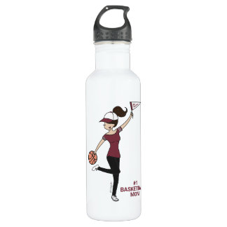 Custom Avatar #1 Basketball Fan Stainless Steel Water Bottle