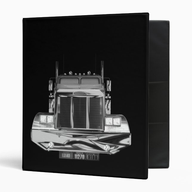 Custom Avery Trucker Log Book Binder (Front/Inside)