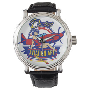 Custom Aviation Art eWatch Watch