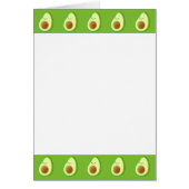 Custom Avocado Pattern Cards (Front)