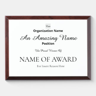 Custom Award Plaque Base