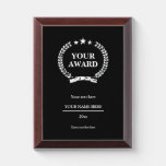 Custom award plaques for achievements and more