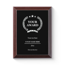 Custom award plaques for achievements and more Custom award plaques for achievements and more