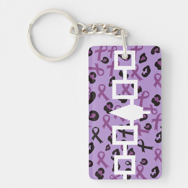 Custom Awareness Haudenosaunee Flag  Keychain (Front)