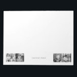 Custom B/W Photo Collage "Name's Posse" Cute Notepad<br><div class="desc">Cute 4 photo collage.  Person's name posse.  Black and White filter applied to photos.</div>