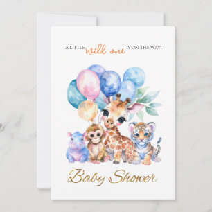 Custom Baby animals Baby shower Invitation