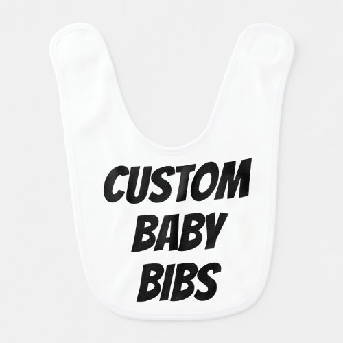 Custom Baby Bib Blank Template